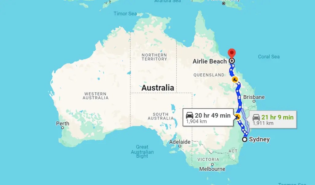 How to Get to Airlie Beach from Sydney