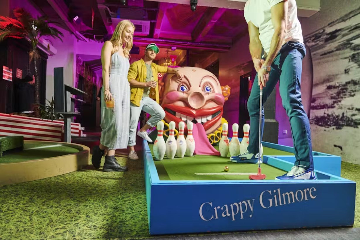 Play Mini Golf at Holey Moley Golf Club